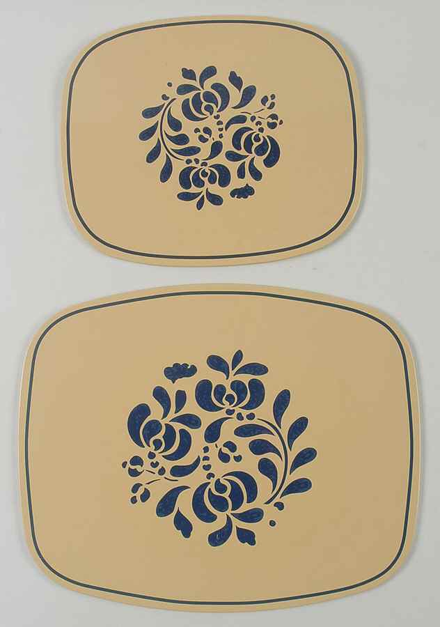 Folk Art 2-Piece Stove and Counter Mat by Pfaltzgraff-1