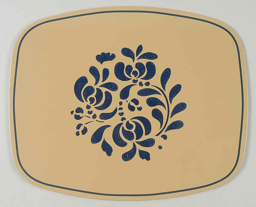 Folk Art 10" Metal Stove Mat by Pfaltzgraff-1