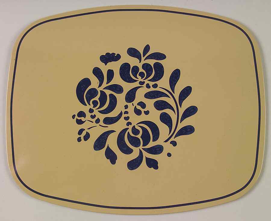 Folk Art 10" Metal Stove Mat by Pfaltzgraff-1
