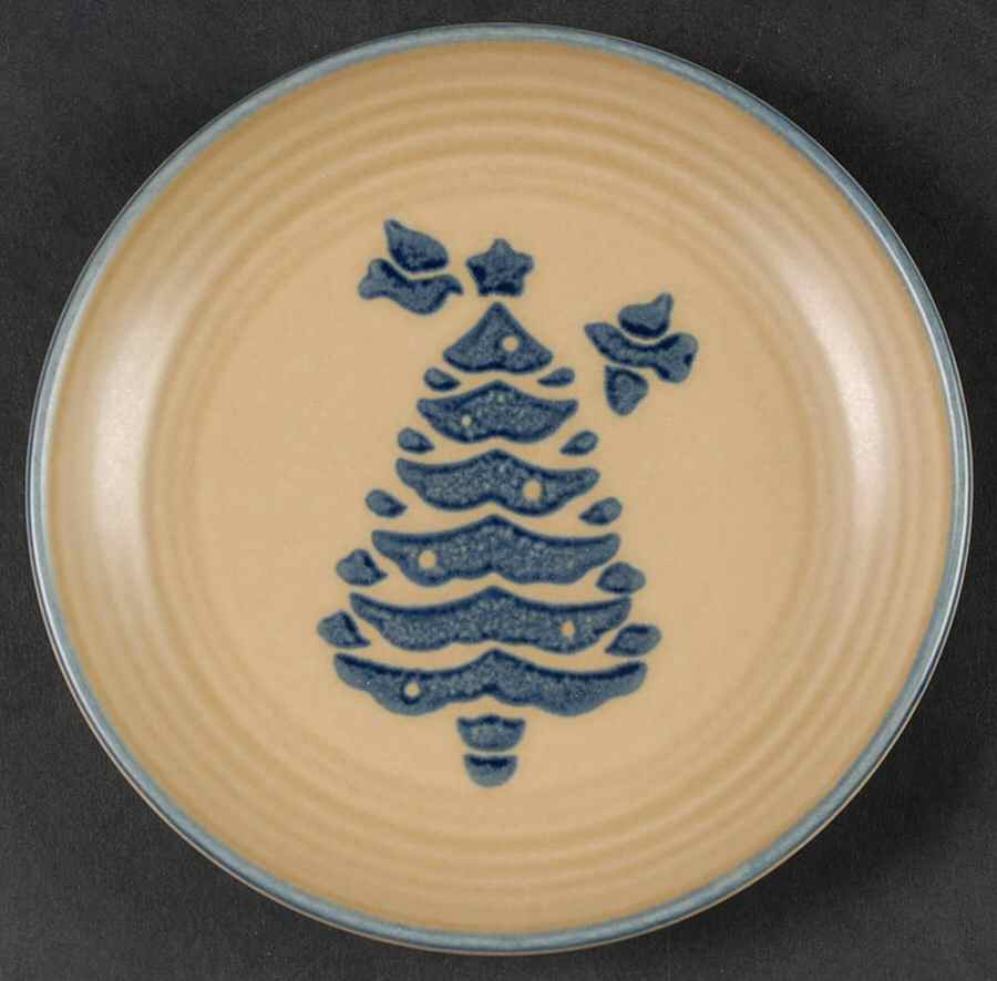 Folk Art Holiday Bread & Butter Plate by Pfaltzgraff-1