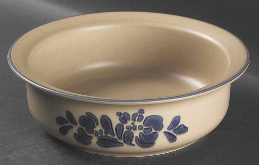 Folk Art 1.5 Quart Round Casserole No Lid by Pfaltzgraff-1