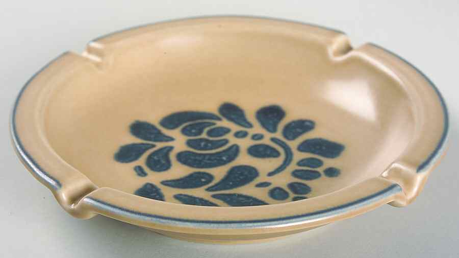 Folk Art Small Ashtray by Pfaltzgraff-1