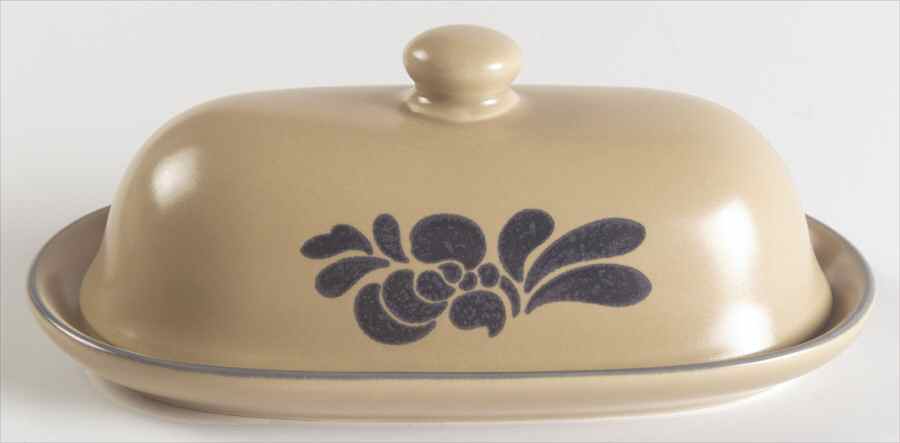 Folk Art 1/4 Lb Covered Butter by Pfaltzgraff-1