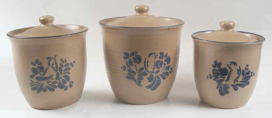 Folk Art (3 Piece) Canister Set (Box Set) by Pfaltzgraff-1