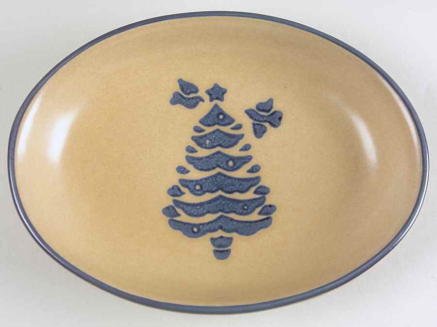 Folk Art Holiday Candy Dish by Pfaltzgraff-1