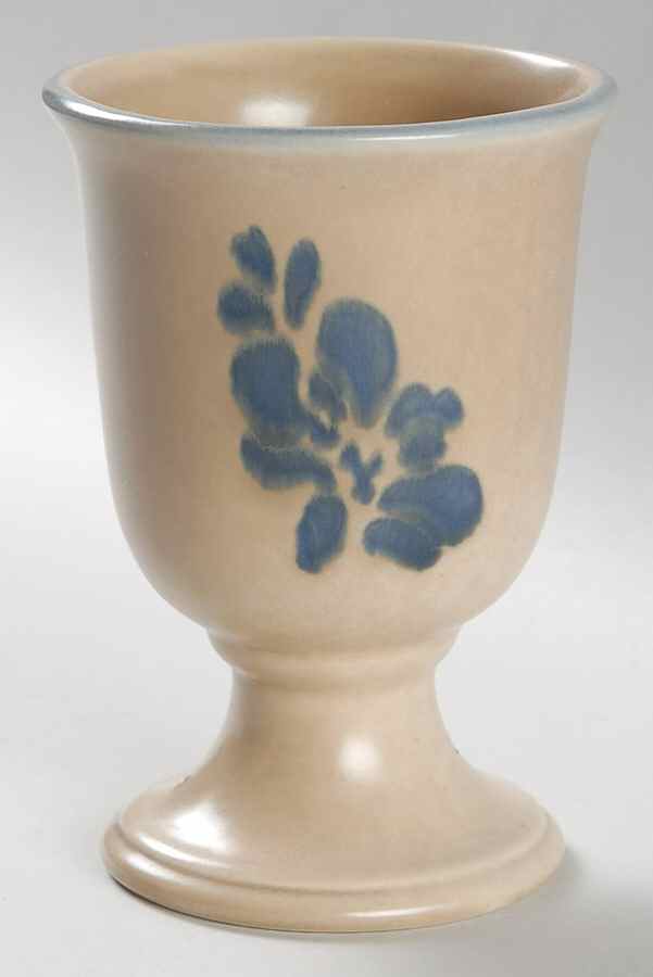 Folk Art China Goblet by Pfaltzgraff-1