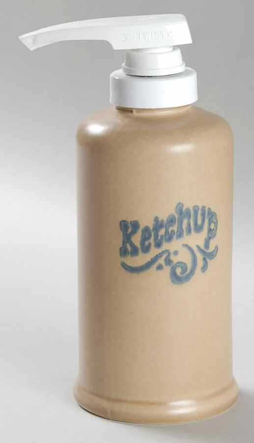 Folk Art Ketchup Dispenser by Pfaltzgraff-1