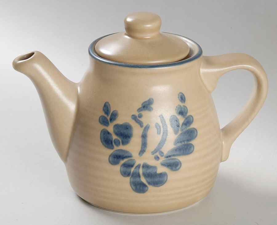 Folk Art Individual Teapot & Lid by Pfaltzgraff-1