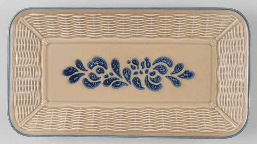 Folk Art Bread Basket Tray by Pfaltzgraff-1