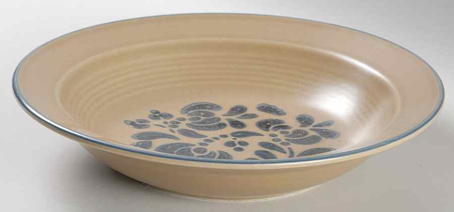 Folk Art 10" Individual Pasta Bowl by Pfaltzgraff-1