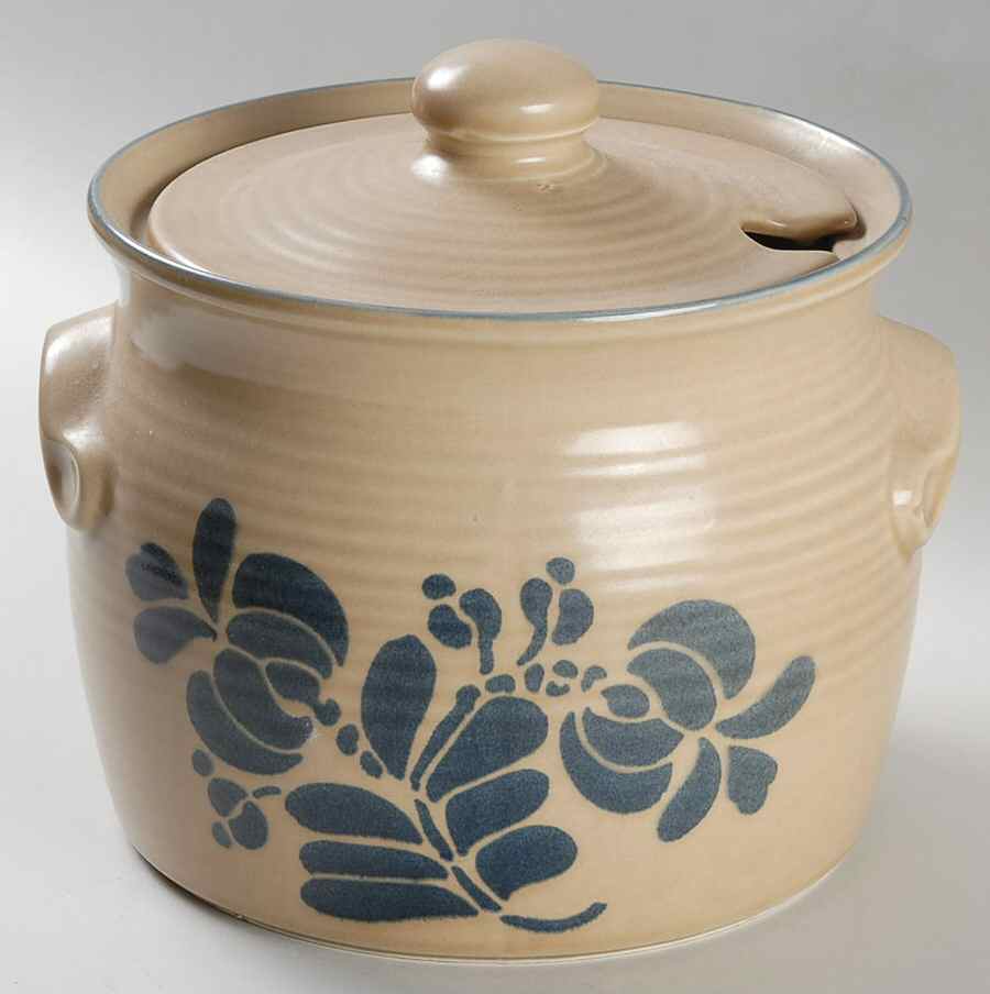 Folk Art Tureen &  Lid by Pfaltzgraff-1