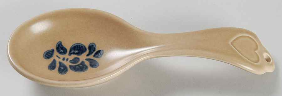 Folk Art Spoon Rest/Holder (Holds 1 Spoon) by Pfaltzgraff-1