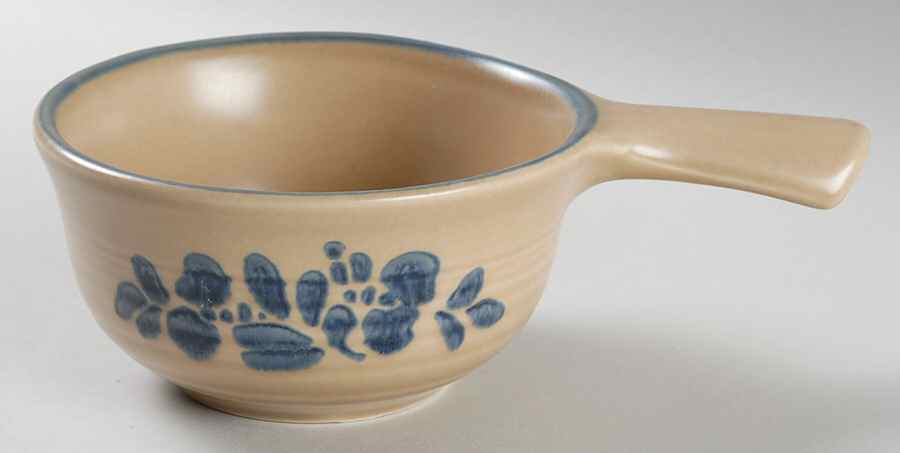 Folk Art 5" Round Handled Bowl by Pfaltzgraff-1