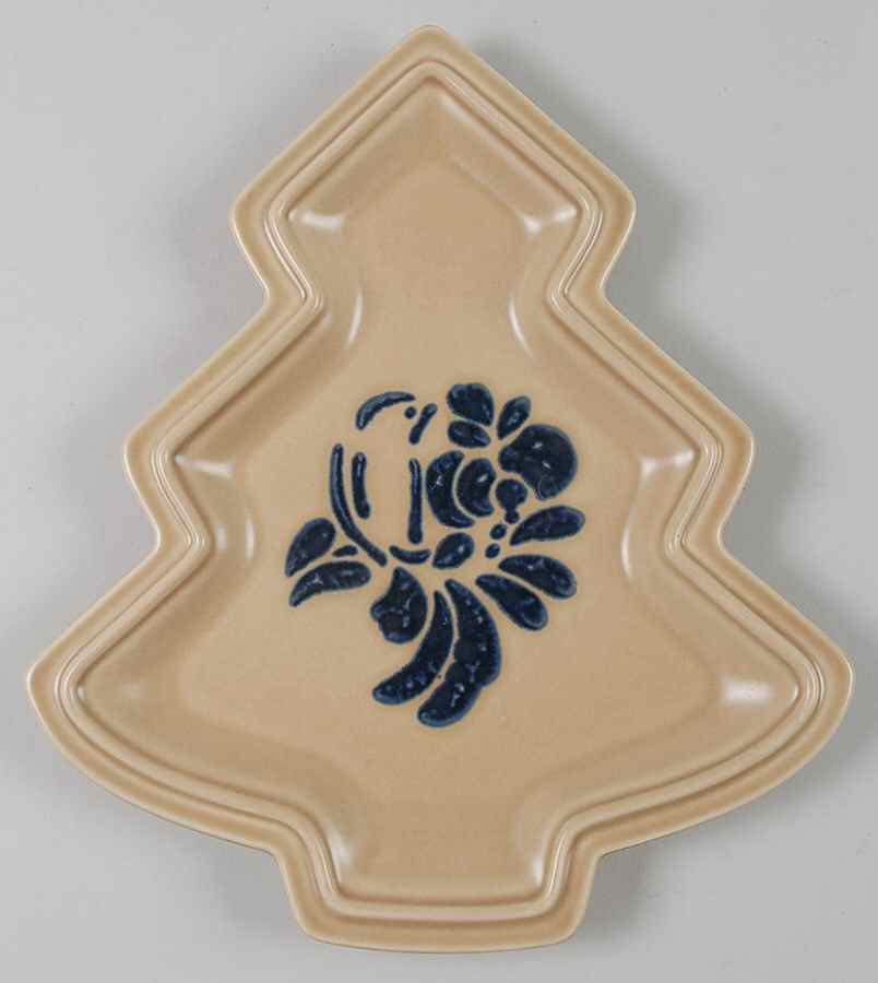 Folk Art 1 Part Small Tree Shaped Dish by Pfaltzgraff-1
