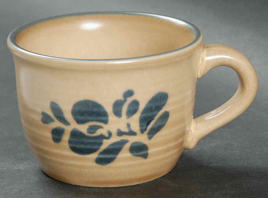 Folk Art Flat Cup by Pfaltzgraff-1