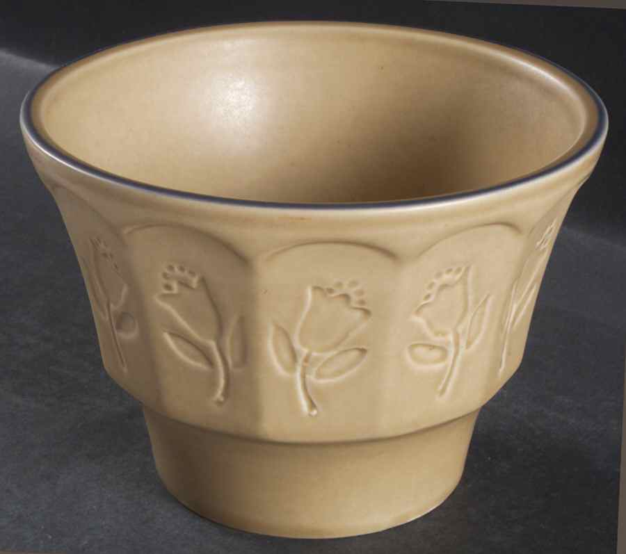 Folk Art 4" Flower Pot by Pfaltzgraff-1