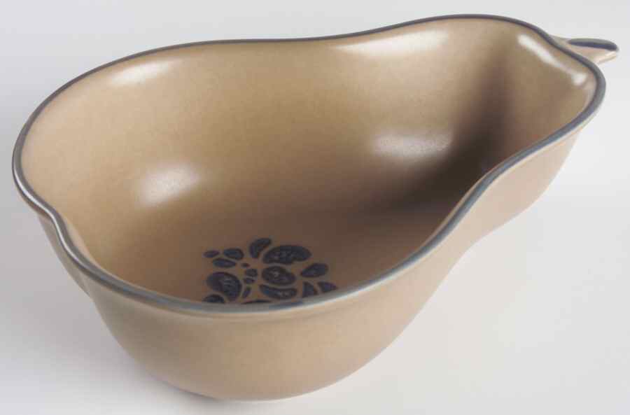 Folk Art Pear Shaped Bowl by Pfaltzgraff-1