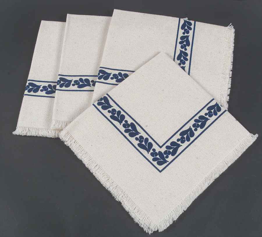 Folk Art Cloth Napkin - Set of 4 by Pfaltzgraff-1