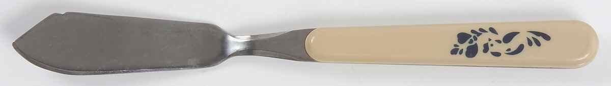 Folk Art Hollow Handle Master Butter Knife by Pfaltzgraff-1