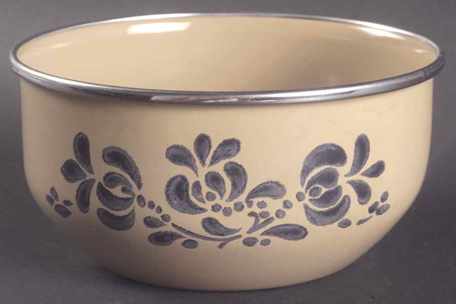 Folk Art 5 3/4" Metal Bowl by Pfaltzgraff-1