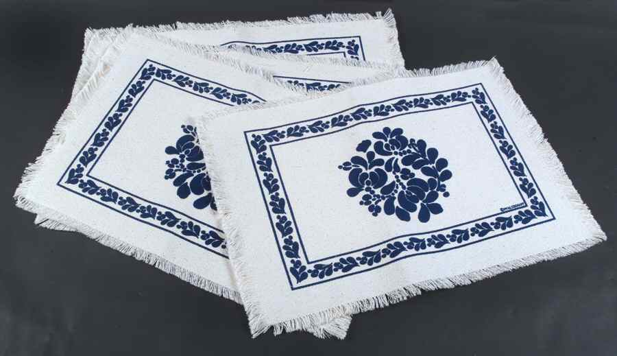 Folk Art Cloth Placemat - Set of 4 by Pfaltzgraff-1