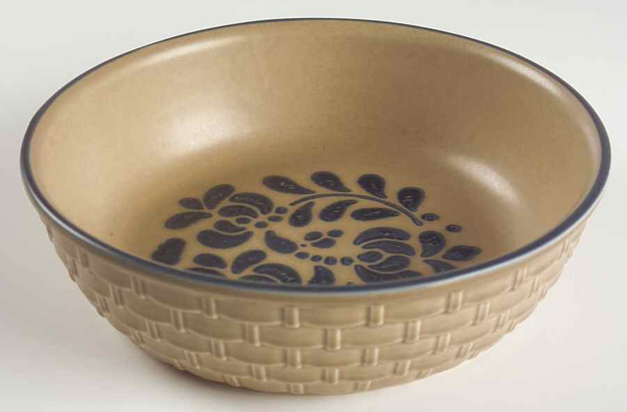 Folk Art 9" Round Vegetable Bowl by Pfaltzgraff-1