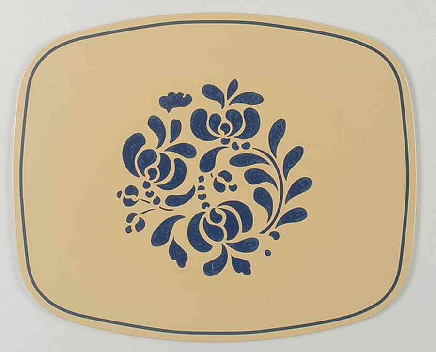 Folk Art 9" Individual Stove & Counter Mat by Pfaltzgraff-1