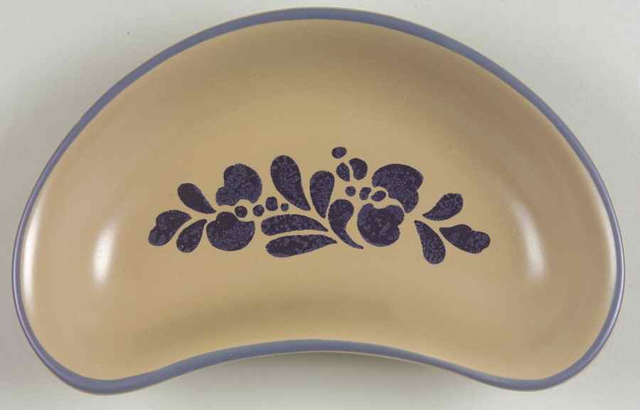 Folk Art Crescent Salad Plate by Pfaltzgraff-1