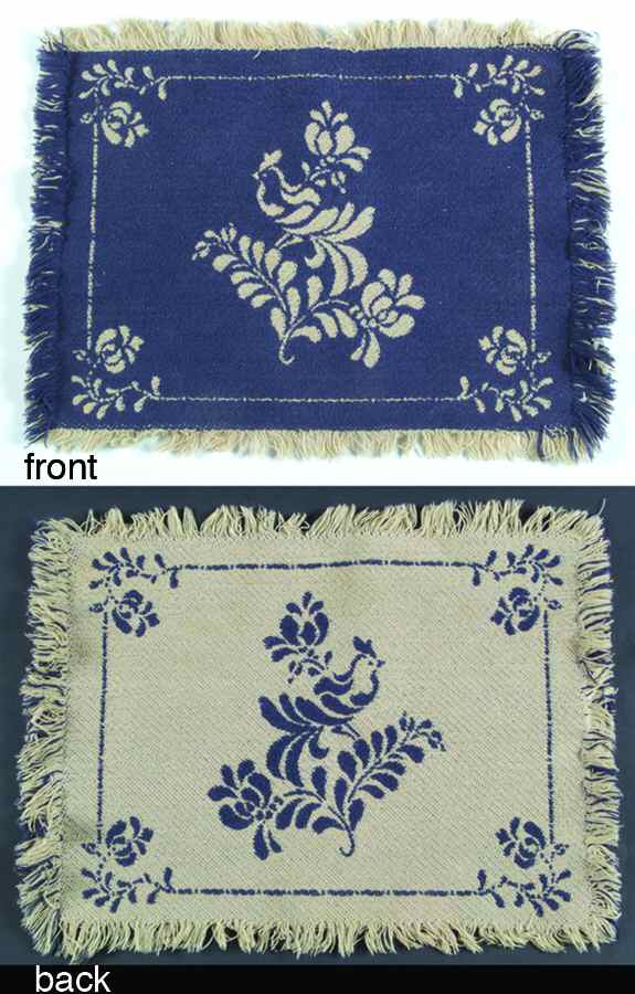 Folk Art Cloth Placemat by Pfaltzgraff-1