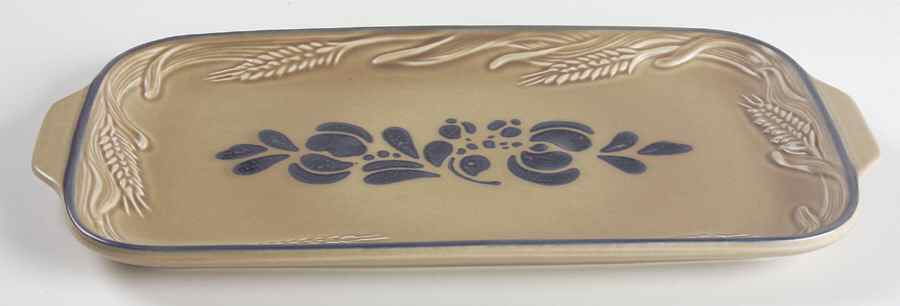 Folk Art 14" Sandwich Tray by Pfaltzgraff-1