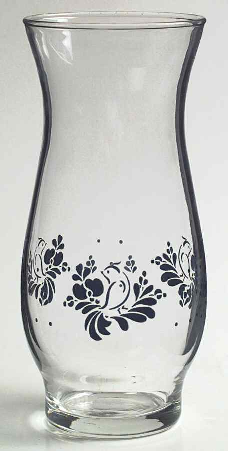 Folk Art Medium Glass Vase by Pfaltzgraff-1