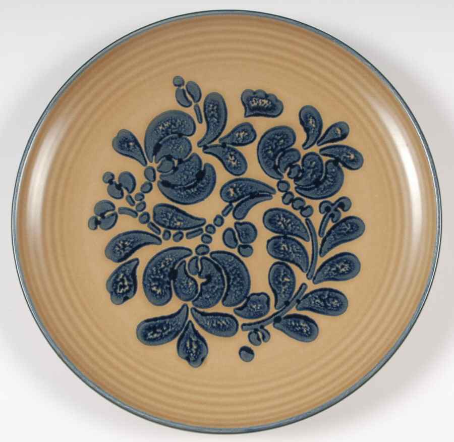 Folk Art Large Dinner Plate by Pfaltzgraff-1