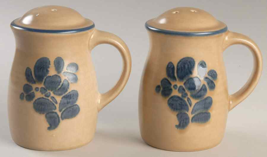 Folk Art Stove Top Salt & Pepper Set by Pfaltzgraff-1