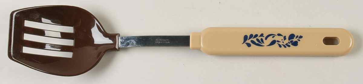 Folk Art Slotted Nylon Serving Spoon by Pfaltzgraff-1