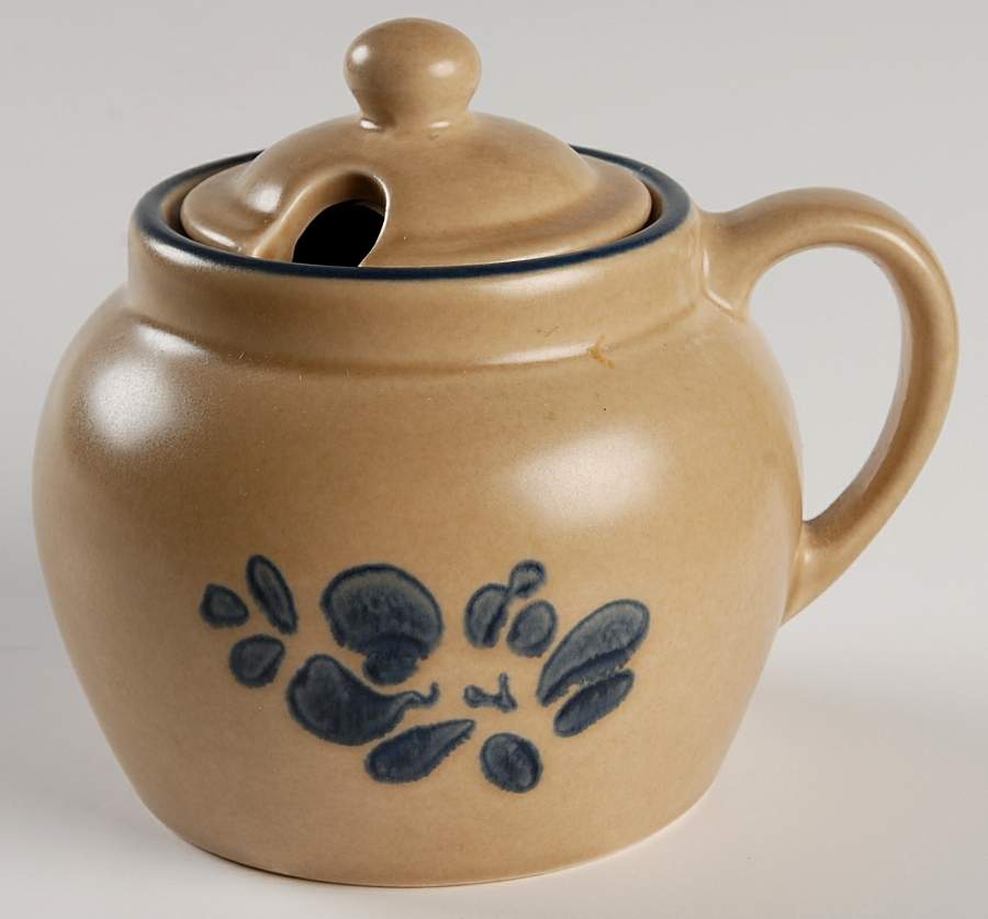 Folk Art Sauce Jar & Lid by Pfaltzgraff-1