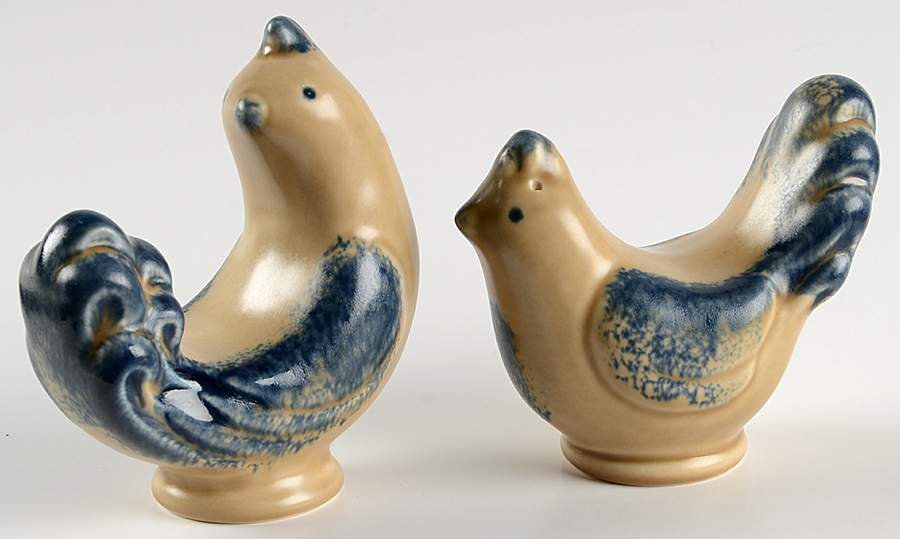 Folk Art Figural Salt & Pepper Set by Pfaltzgraff-1
