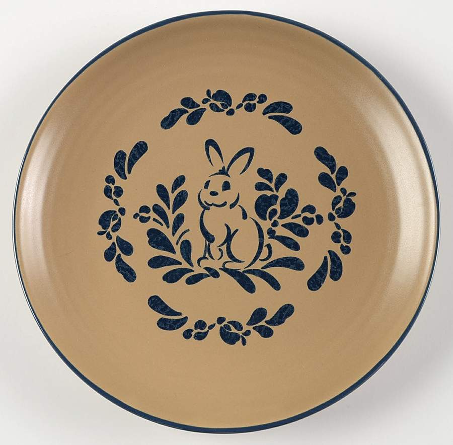 Folk Art Accent Salad Plate by Pfaltzgraff-1