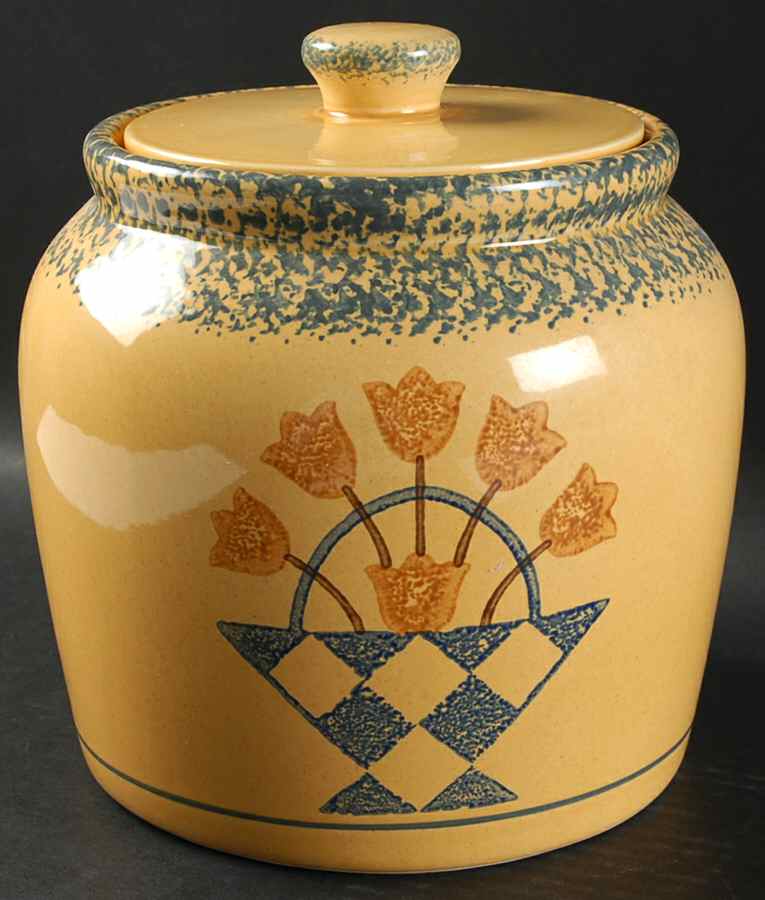 The Friendship Collection Large Crock & Lid by Pfaltzgraff-1