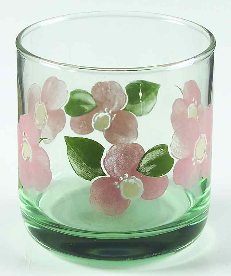 Garland Blush 8 Oz Glassware Double Old Fashioned by Pfaltzgraff-1