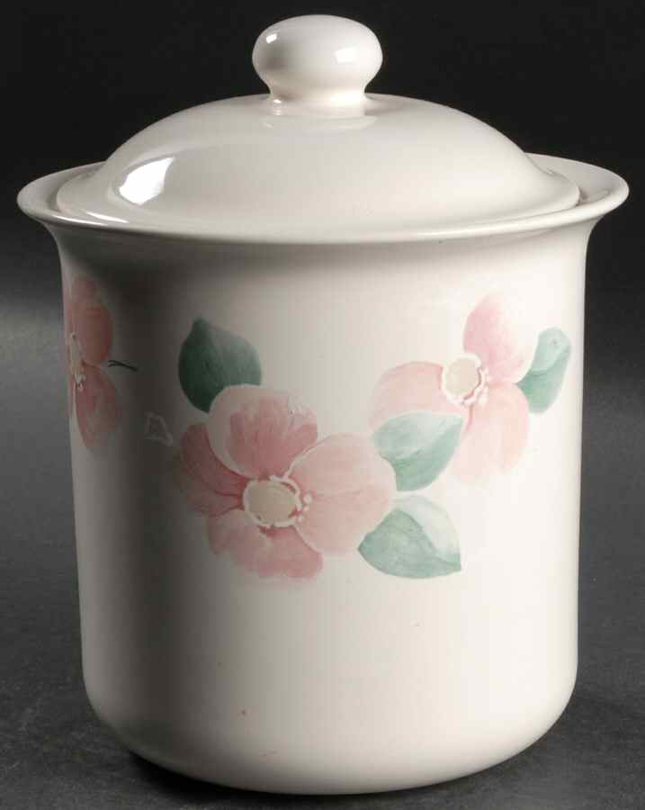 Garland Blush Medium Canister & Lid by Pfaltzgraff-1