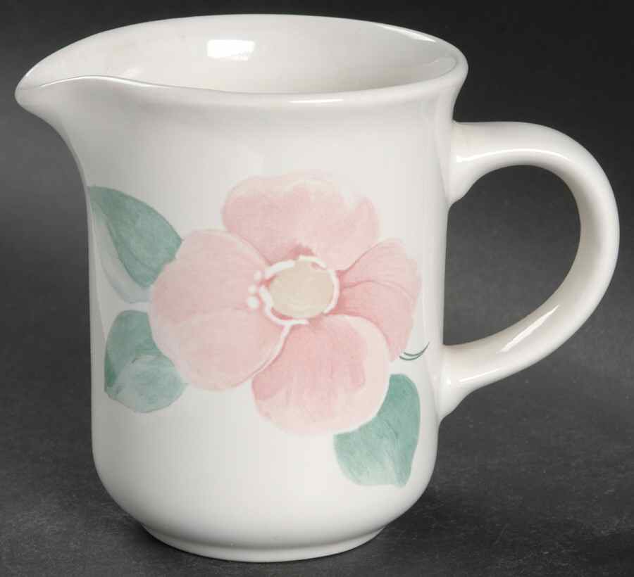 Garland Blush Creamer by Pfaltzgraff-1