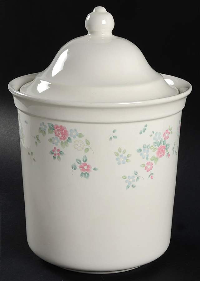 Garden Party (Spectrum Line) Extra Large Canister & Lid by Pfaltzgraff-1