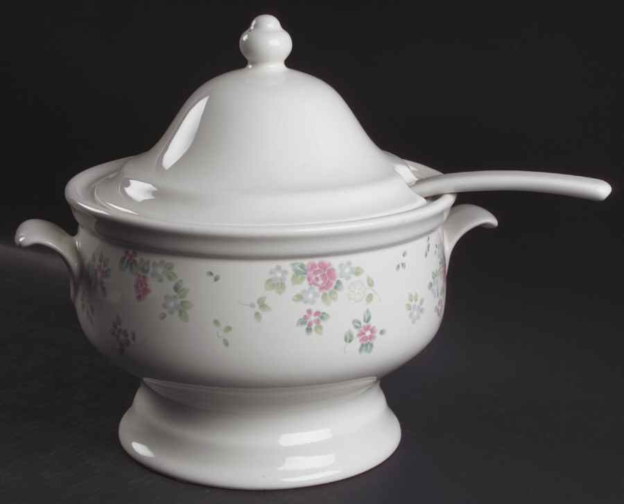 Garden Party (Spectrum Line) Tureen & Lid w/Ladle by Pfaltzgraff-1