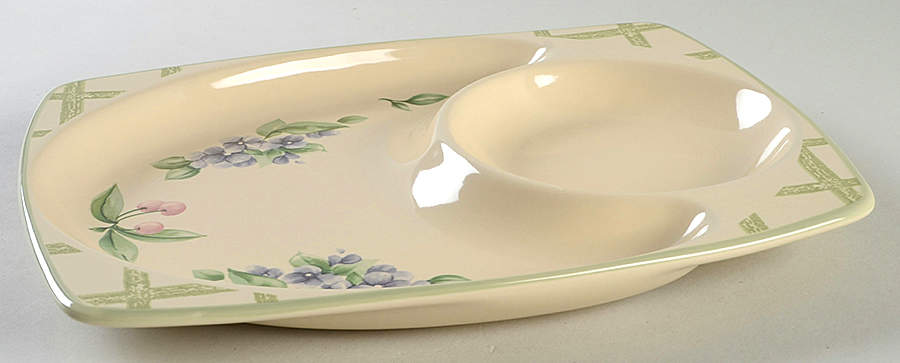Garden Party (Garden Impressions) 11" Rectangular Snack Tray by Pfaltzgraff-1