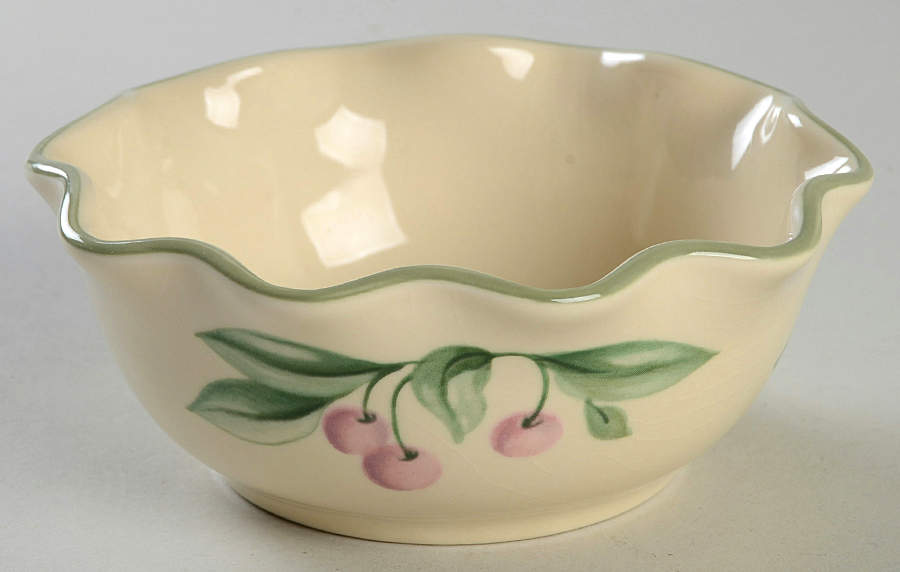 Garden Party (Garden Impressions) Fluted Bowl by Pfaltzgraff-1
