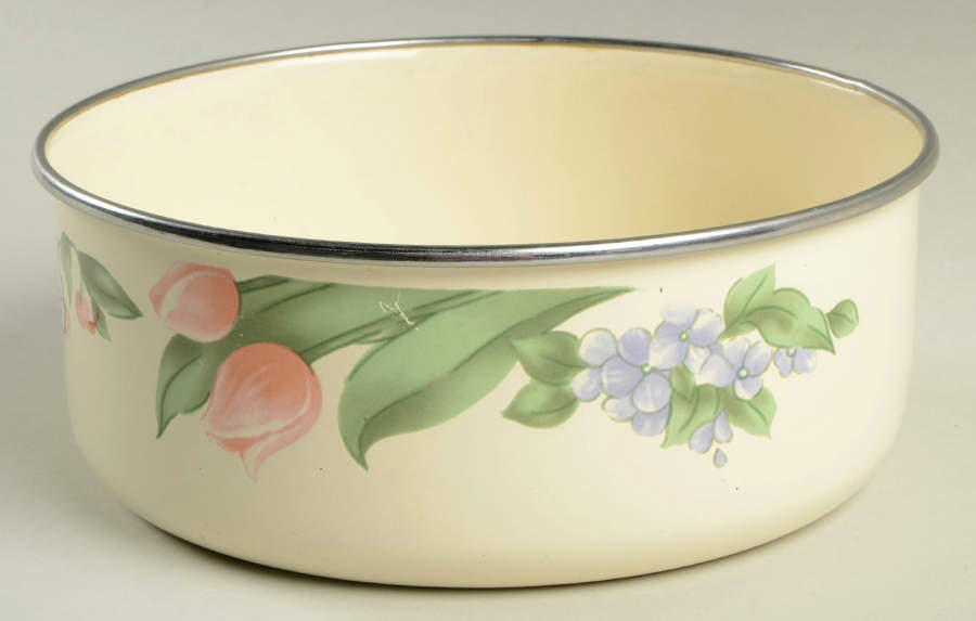 Garden Party (Garden Impressions) 7 3/8" Metal Bowl by Pfaltzgraff-1