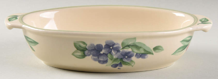 Garden Party (Garden Impressions) 9" Oval Baker by Pfaltzgraff-1