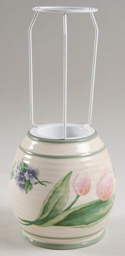 Garden Party (Garden Impressions) Candle Lamp No Shade by Pfaltzgraff-1