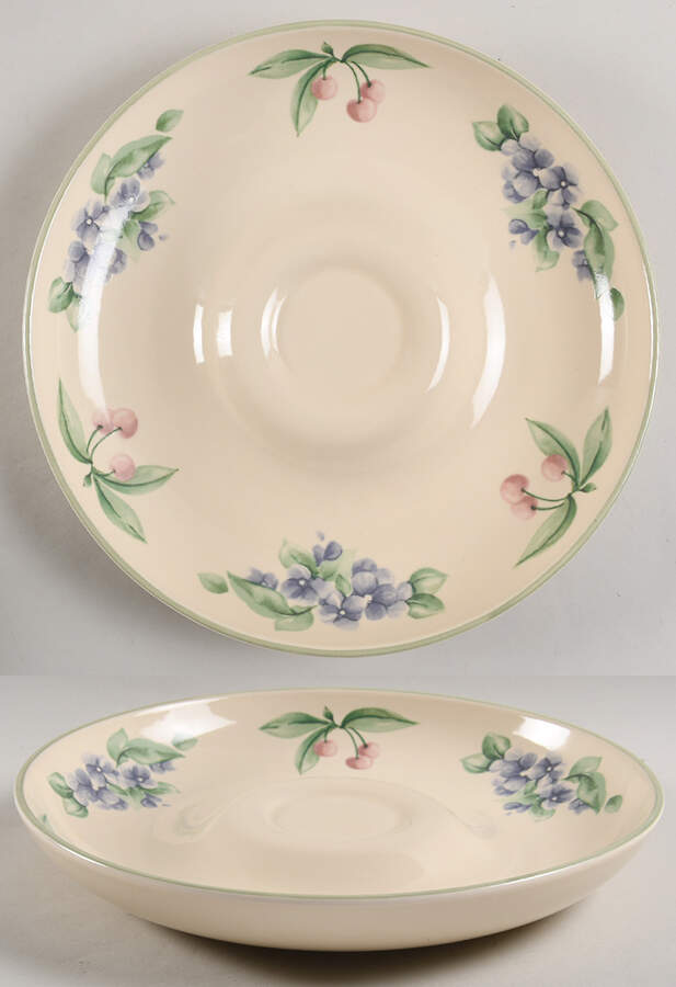Garden Party (Garden Impressions) Chip Bowl/Plate for Chip & Dip Set by Pfaltzgraff-1