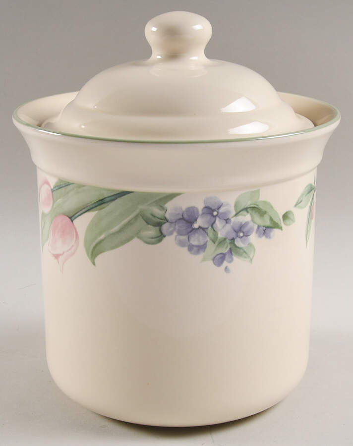 Garden Party (Garden Impressions) Large Canister & Lid by Pfaltzgraff-1
